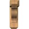 Ekena Millwork Funston Craftsman Smooth Bracket w/ Offset Brace, Western Red Cedar, 5 1/2"W x 18"D x 18"H BKT0604X18X18FST04SWR - alternate 2